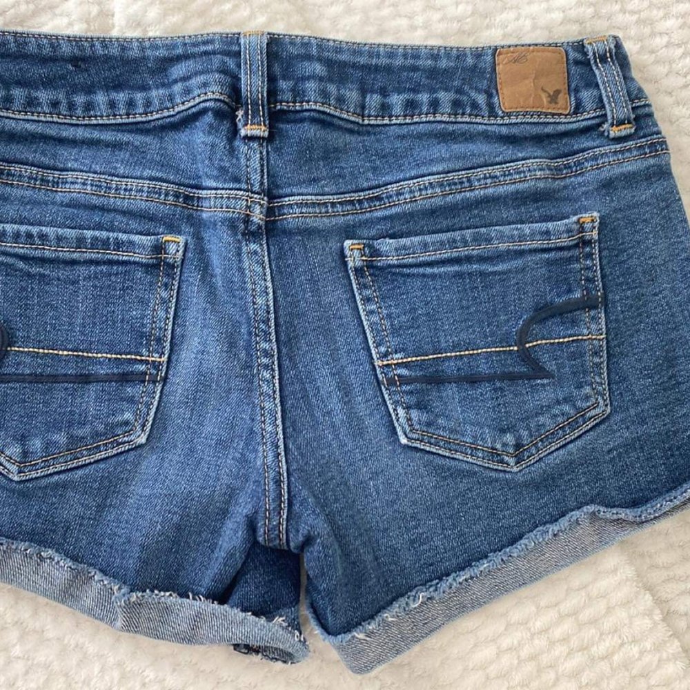 American Eagle Stretch Denim Shorts (4)